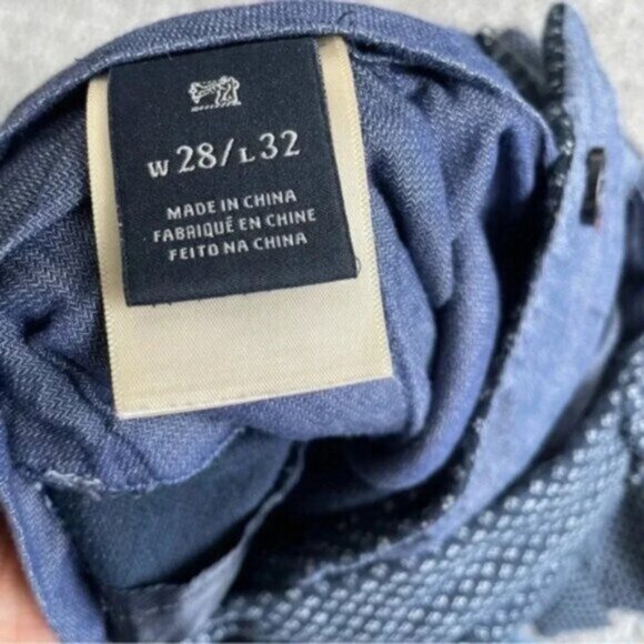 Scotch & Soda Mott All over Printed Navy Pants - Picture 5 of 8